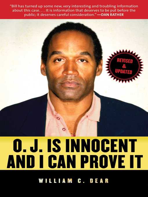 Title details for O.J. Is Innocent and I Can Prove It by William C. Dear - Wait list